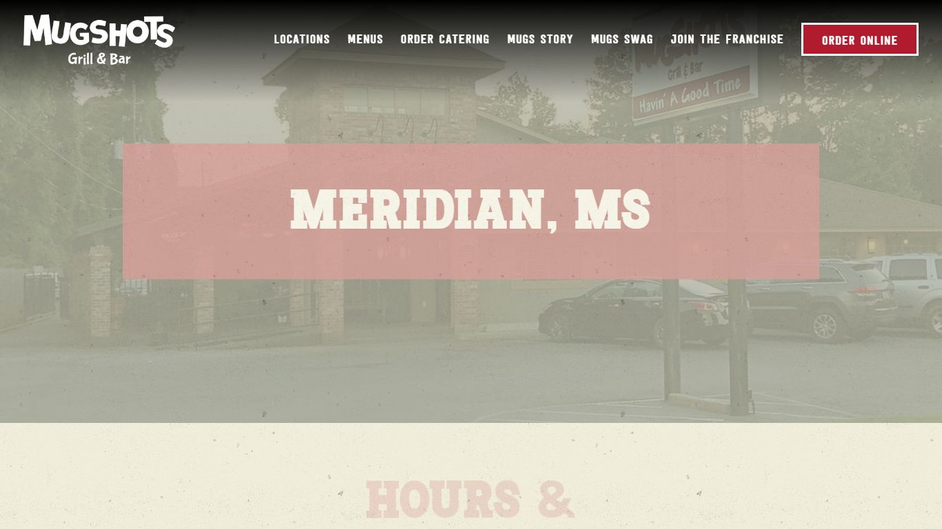 Meridian | Hours + Location | Mugshots Grill and Bar | Sports Bar in MS ...